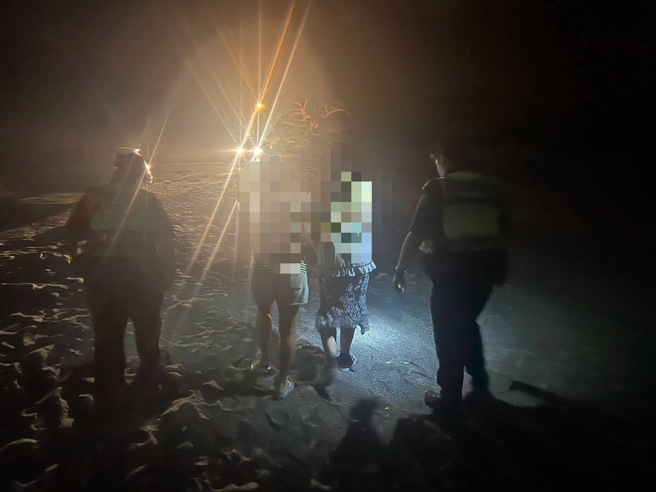 賴姓女子因心情不佳，向親友表示她在屏東的海邊，親友因擔心她的安全而報警，警方經定位發現她實際上身在花蓮。（圖警方提供／簡銘柱翻攝）