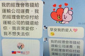 網戀「戰地飛官」 愛心貼圖攻勢！這舉動險讓她成詐騙車手