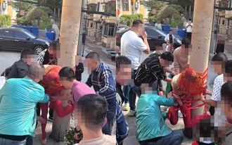 一踏出禮車被劫走 陸新娘遭「綑綁電線桿」驚喊：別摸我
