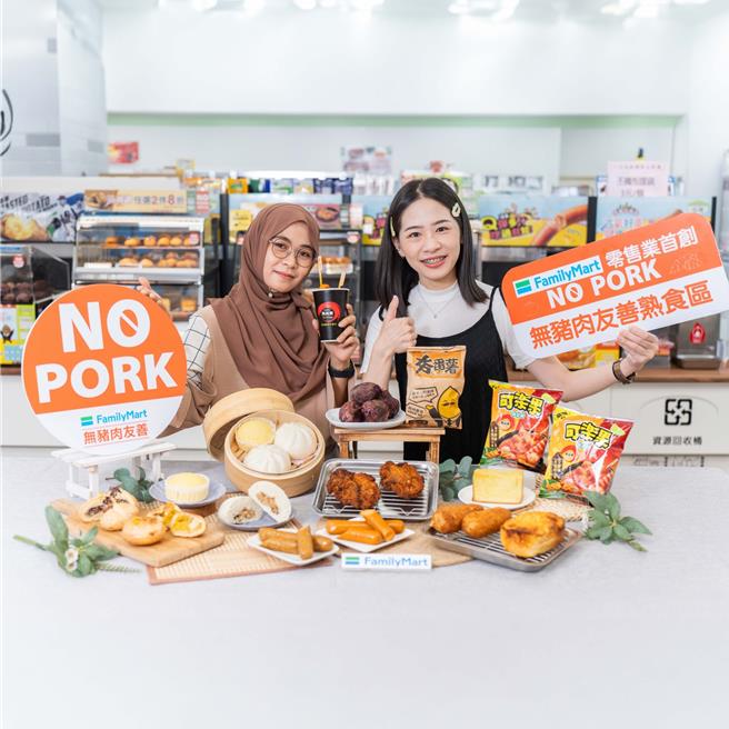 全家熟食区新推12款即买即吃型的南洋风味小吃，满足消费者及百万移民工味蕾。（吴松翰摄）