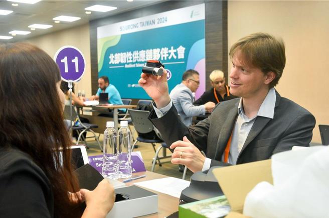 贸协韧性供应链伙伴大会买气夯！140国际买主来臺採购。图／贸协提供