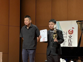 文化盃音樂大賽 台鋼科大楊碩宇奪大專鋼琴組冠軍