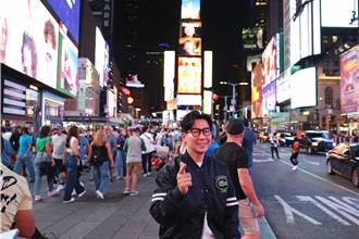 品冠甩官司陰霾紐約開唱  重遊華爾街被粉絲認出