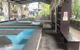 連日豪雨沖毀溫泉管 北投復興公園泡腳池暫停開放7天