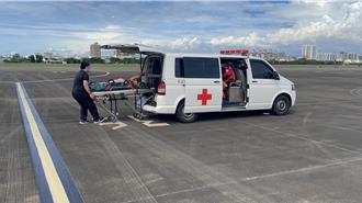 澎湖工人鷹架摔落多處骨折　直升機直送高雄長庚