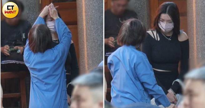 结束收惊仪式后，郭雪芙礼貌道谢。（图／本刊摄影组）