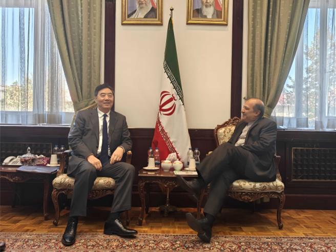 大陆中东问题特使翟隽应邀访问伊朗。（图／取自大陆外交部官网）