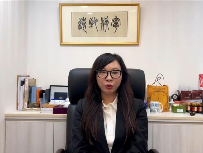 林忆君稍早发声，强调未来必定秉持理性监督，不会为反而反，也绝对不可能放水。（林忆君办公室提供）