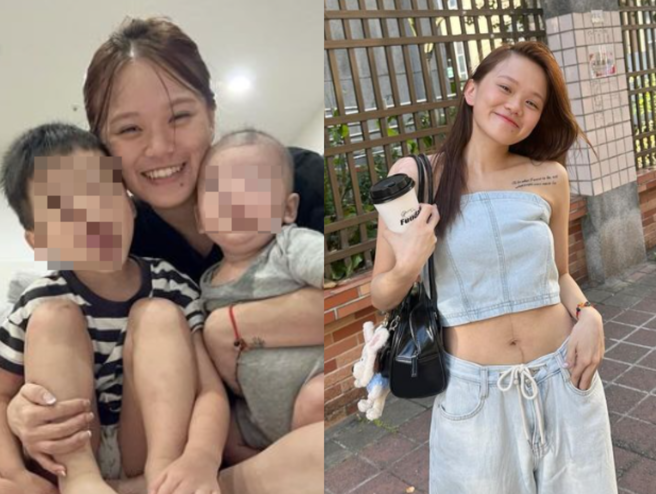 陈彦婷和老公巨人婚后育有2子「黄金」、「元宝」。（图／翻摄自陈彦婷IG）