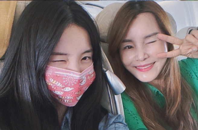 李多慧遗传母亲的优良基因。（图／le_dahye Instagram）