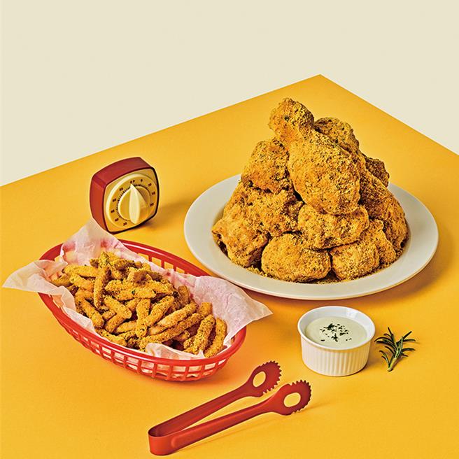 远东Garden City花园绿廊全台首店「bhc CHICKEN」星星炸鸡Bburinkle，10月下旬开幕。（远东Garden City提供）