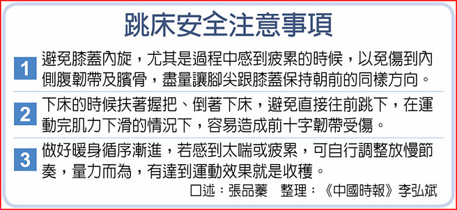 跳床安全注意事项