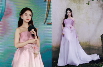 吳謹言閃婚露面了！腰上一朵花超顯肚　網大驚：不藏了