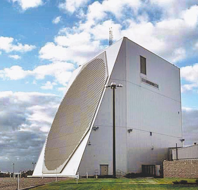 我国向美採购的长程预警雷达「铺爪」（PAVE-PAWS）。（摘自网路）