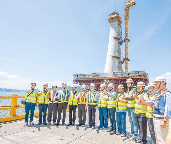 淡江大橋預計於2025年底通車，將打通淡水「任督二脈」，大幅縮短淡水與市中心距離。(本報資料庫)

