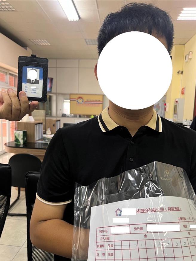 来台观光的马来西亚籍30岁赖姓男子就禁不起诱惑兼职当车手，不料面交的110万元到手不到1秒就遭内埔警方逮获。（警方提供／谢佳潾屏东传真）