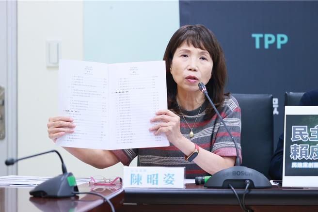 民眾党立委陈昭姿表示，依《预算法》第54条，即使总预算未三读通过，原则上仍按照前一年的额度动支，不会有政府停摆、预算无法执行的问题。（民眾党团提供）