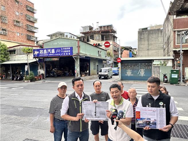 议员陈启能26日办理会勘。（新北市议员陈启能提供）