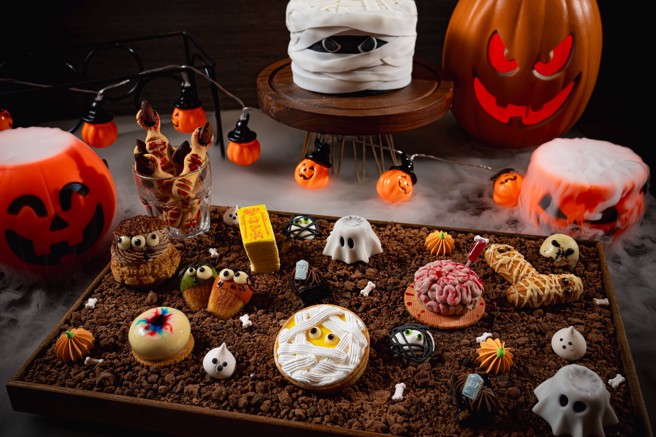 自助百匯知味西餐廳《驚魂變裝饗宴》推出怪奇物語的萬聖饗宴。(大溪笠復威斯汀提供)