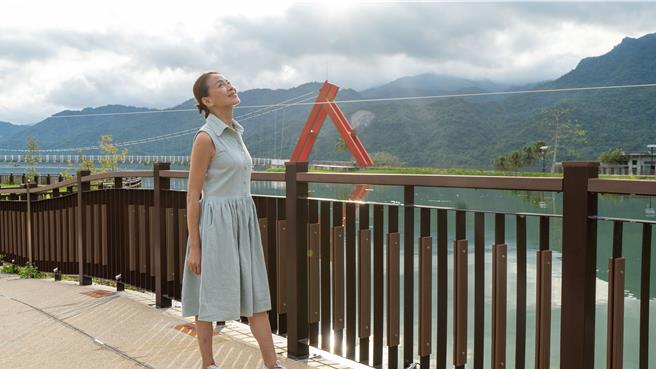 柯淑勤被大埔人的真誠感動。（大愛電視提供）