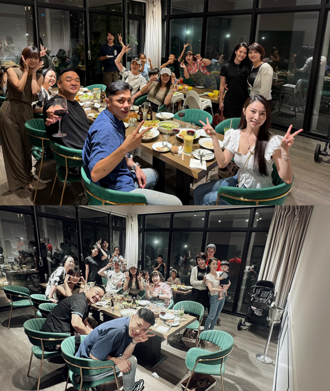 李沛绫邀一大群演员替张家玮饯行。（图／李沛绫 脸书）