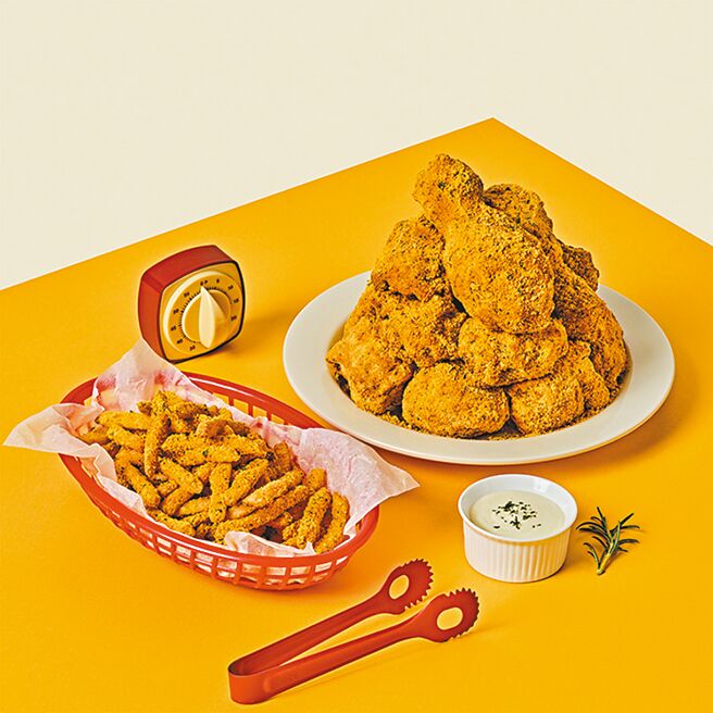 远东Garden City花园绿廊全台首店「bhc CHICKEN」星星炸鸡Bburinkle，10月下旬开幕。（远东Garden City提供）