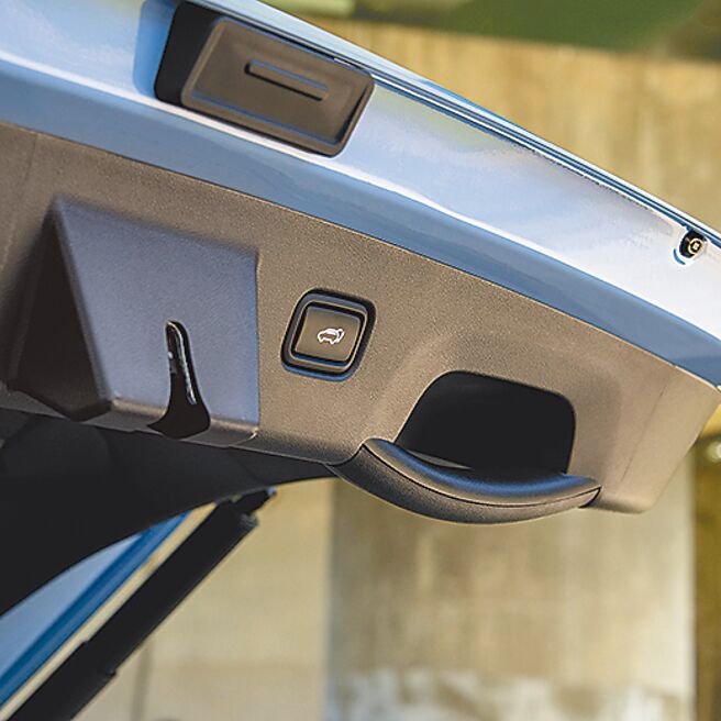 智慧型感應式電動尾門。（陳大任攝）