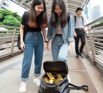 女大生拾获金条「太害怕了」 价值180万 吓到什么都不敢收