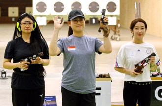 台北國際射擊大獎賽》女子25公尺手槍田家榛摘銀 證件妹居銅