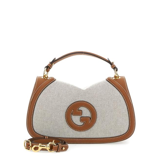 GUCCI Blondie 帆布肩背包M號，12萬6000元。 (GUCCI提供)