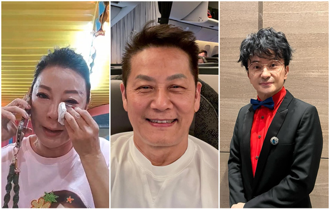 杨绣惠、徐乃麟互杠，唐从圣鼓励女方。（图／FB@杨绣惠、徐乃麟、从从唐从圣）