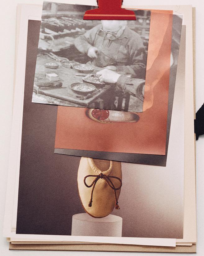 FERRAGAMO 第一雙芭蕾舞鞋問世於1954年，由Salvatore Ferragamo先生為奧黛麗赫本量身打造。（FERRAGAMO 提供）