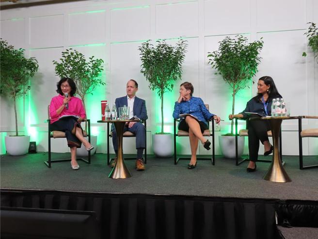 國泰金三度參與紐約氣候週，展現國際影響力，讓世界看見台灣金融業對自然正成長的投入。圖／國泰金控提供