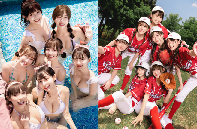 小龙女推日本写真集，7位女孩一次看个够。（图／莉奈文创提供）