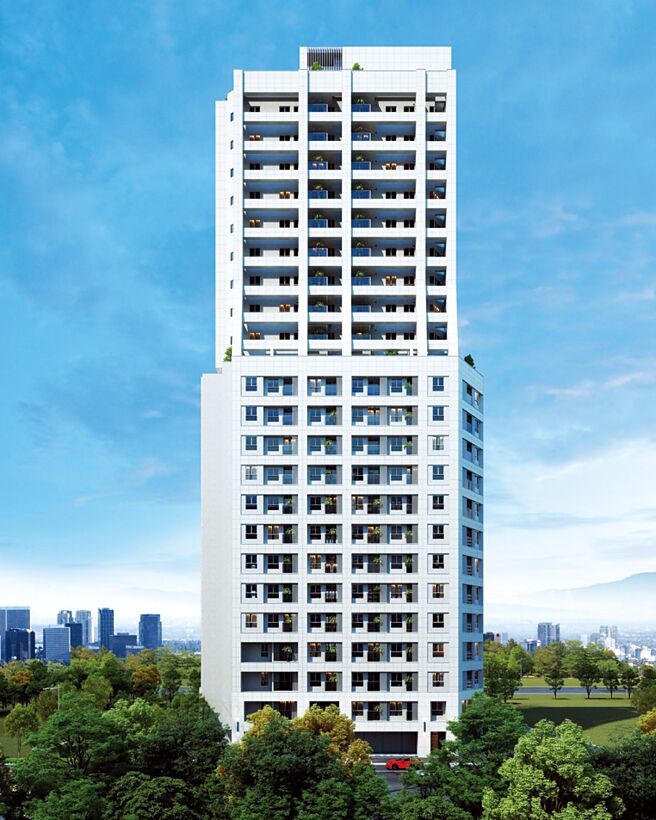 大隱青后19～31坪23層SRC地標。圖／業者提供