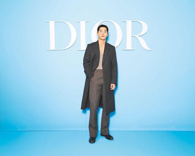 韓星南柱赫退伍之後露面Dior大秀，讓不少粉絲相當興奮。（Dior提供）