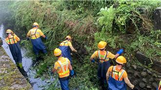 下周颱風來襲恐影響台北 環保局加強溝渠巡檢整備防災