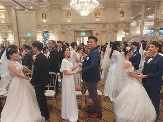 新北首場室內聯合婚禮登場 101對新人對愛情許諾