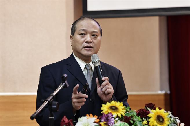 国防大学通识教育中心主任刘上校。（记者谢承宏摄）