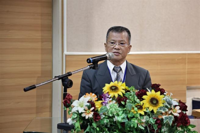 空军官校通识教育中心副教授郭启瑞。（记者谢承宏摄）