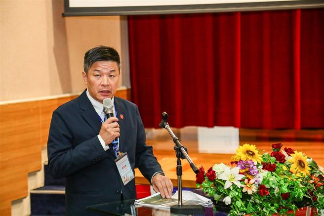 陆军专科学校通识教育中心主任唐中校。（记者简廷哲摄）