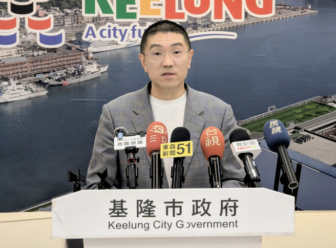 基隆市长谢国梁。（中时资料照，张志康摄）