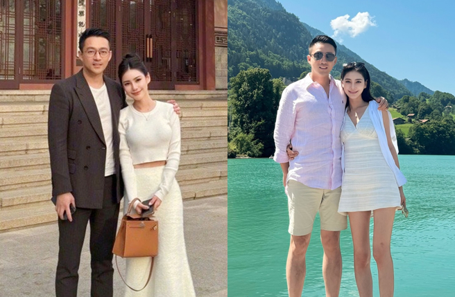 Mandy和汪小菲今年5月领证结婚。（图／翻摄自汪小菲微博；翻摄自hsiaomei0718mandy IG）