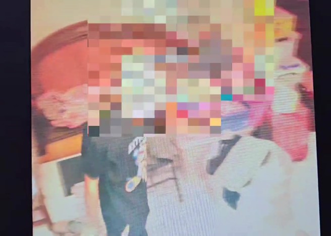 一名越南籍男子形跡可疑闖入民宅地下室，屋主當場喝斥並控制嫌犯後報警。（圖／簡銘柱翻攝）