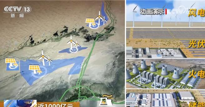 「新」动能「绿」慧中国疆电外送第四通道电源项目动工。（大陆央视）