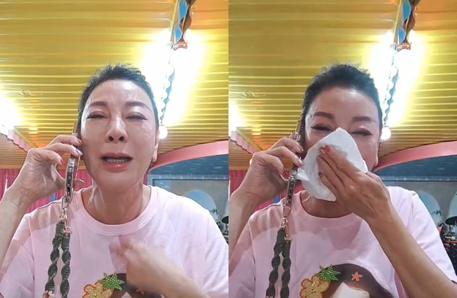 杨绣惠开直播说委屈讲到痛哭，PTT乡民有人同情，但也有人点出不支持她的原因。（图／摄自FB@杨绣惠脸书）