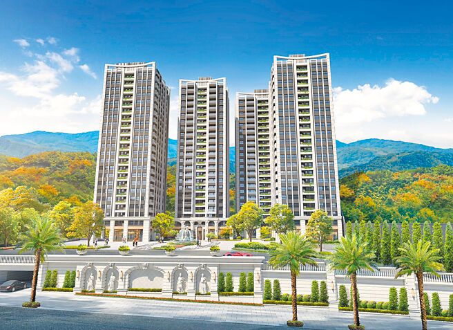 「美丽上城」锁定首购，以2房至3房为主。（甲山林提供／王莫昀台北传真)