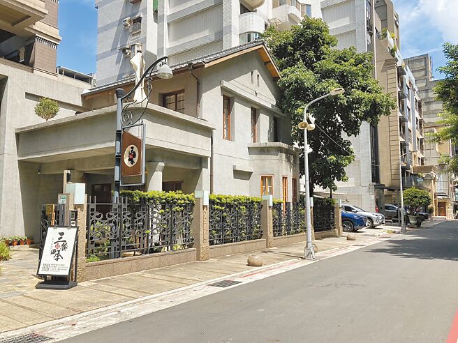 雙城街商圈附近的一處獨棟洋房老宅，過去為飛虎將軍故居，6月一位自然人以1.25億元買下。（台灣房屋中山民生加盟店提供／王莫昀台北傳真）