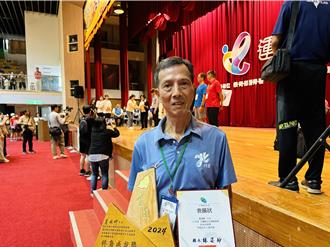 宜蘭運動終生成就獎得主藍國卿 研發成果成全國專利