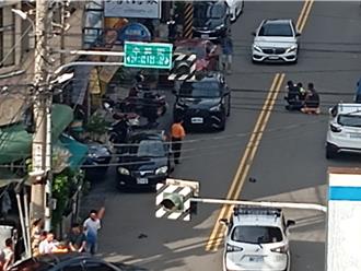 逾期居留移工酒駕肇事 見警開溜遭壓制逮捕